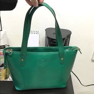 Green Ralph Lauren tote